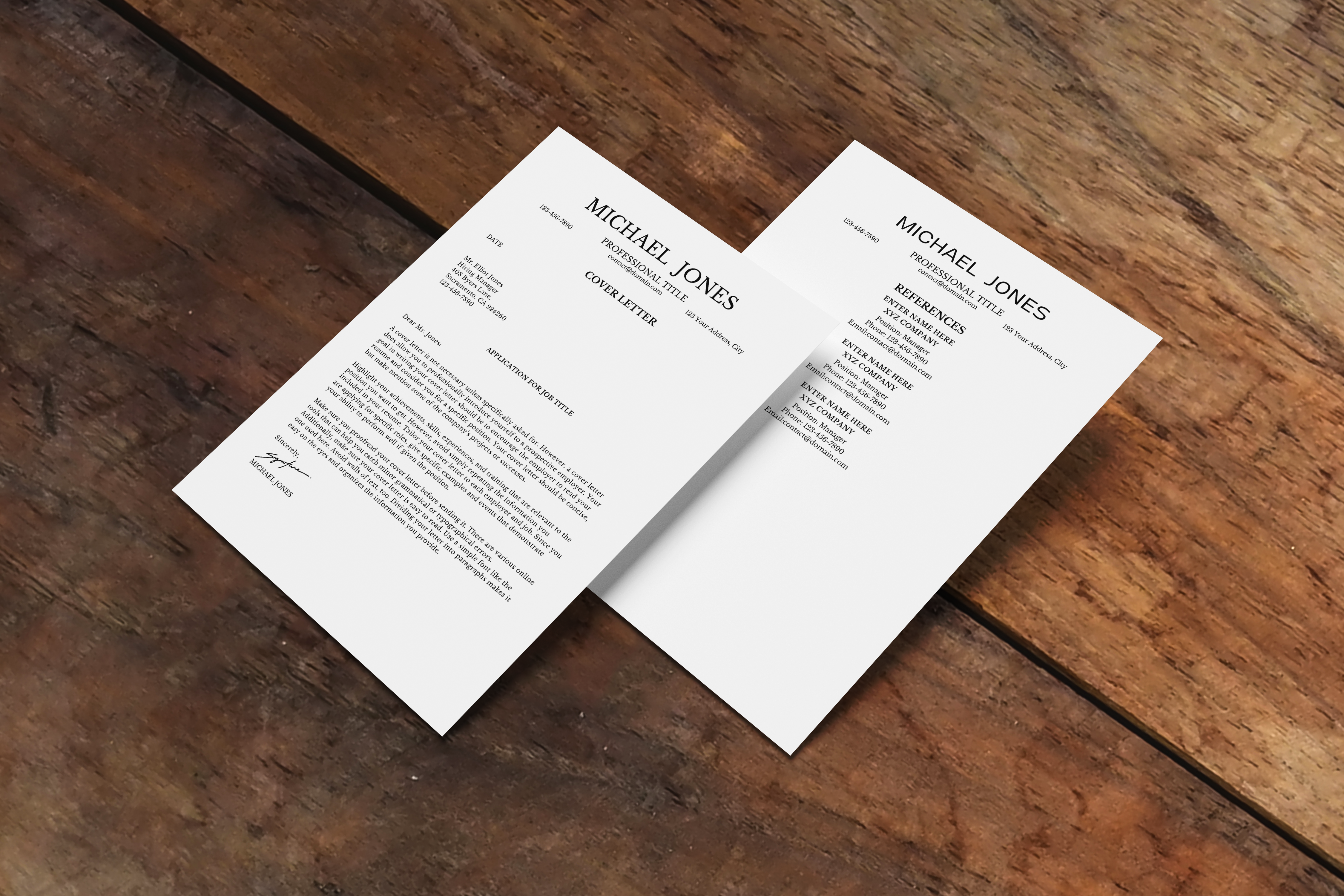 Minimal ATS Friendly Resume Template