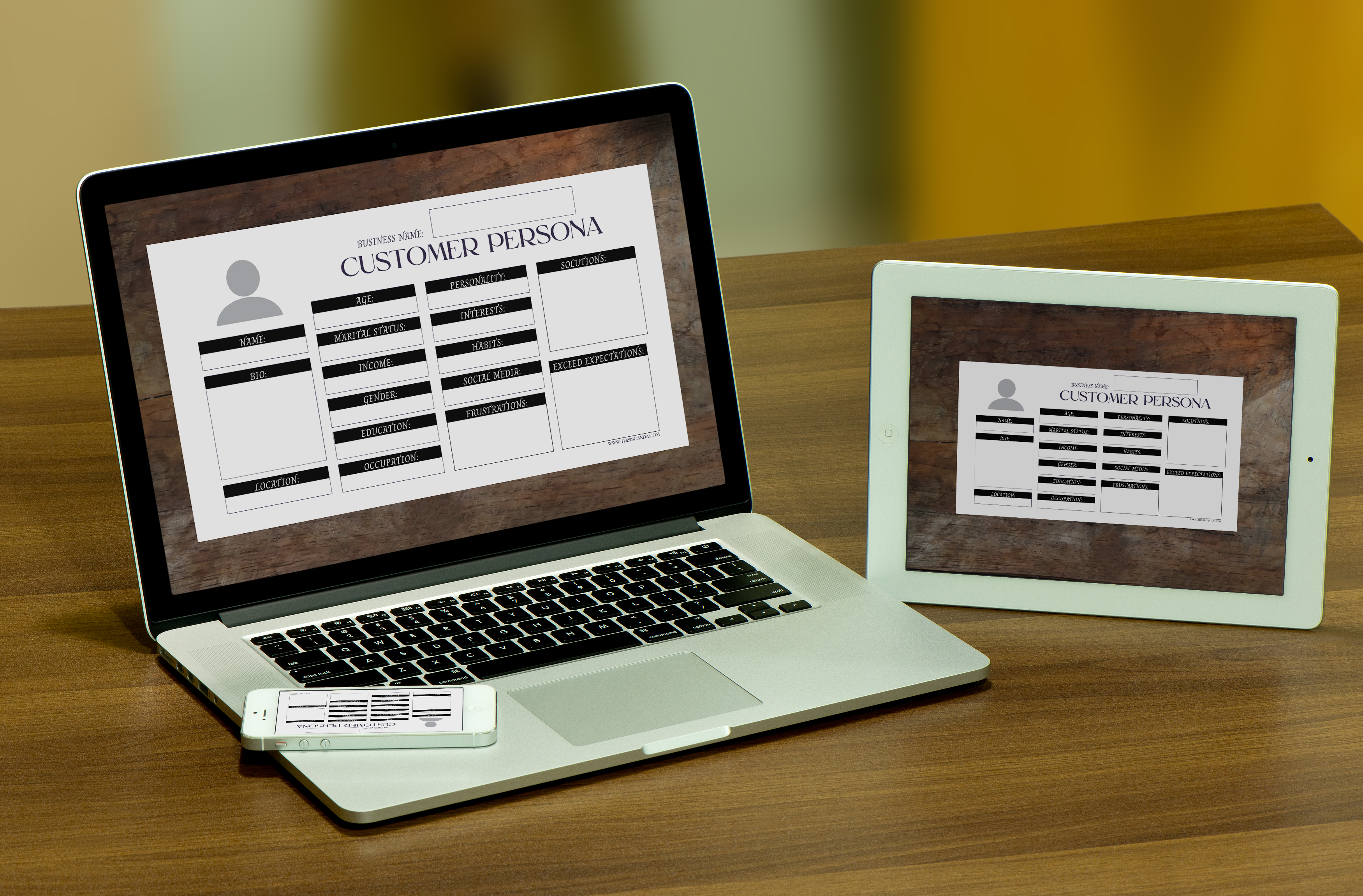 Free Business Customer Persona Template