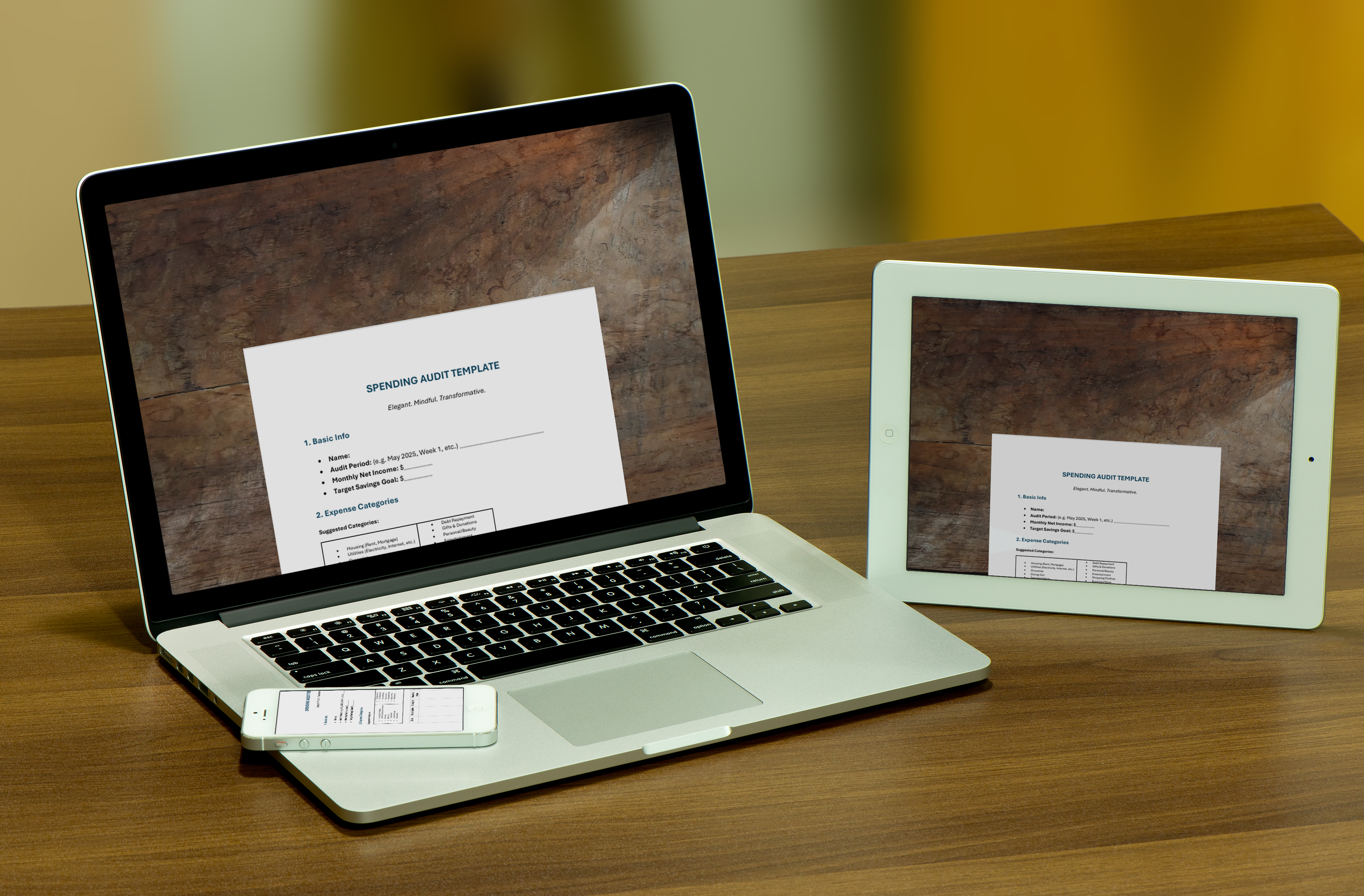FREE Spending Audit Template