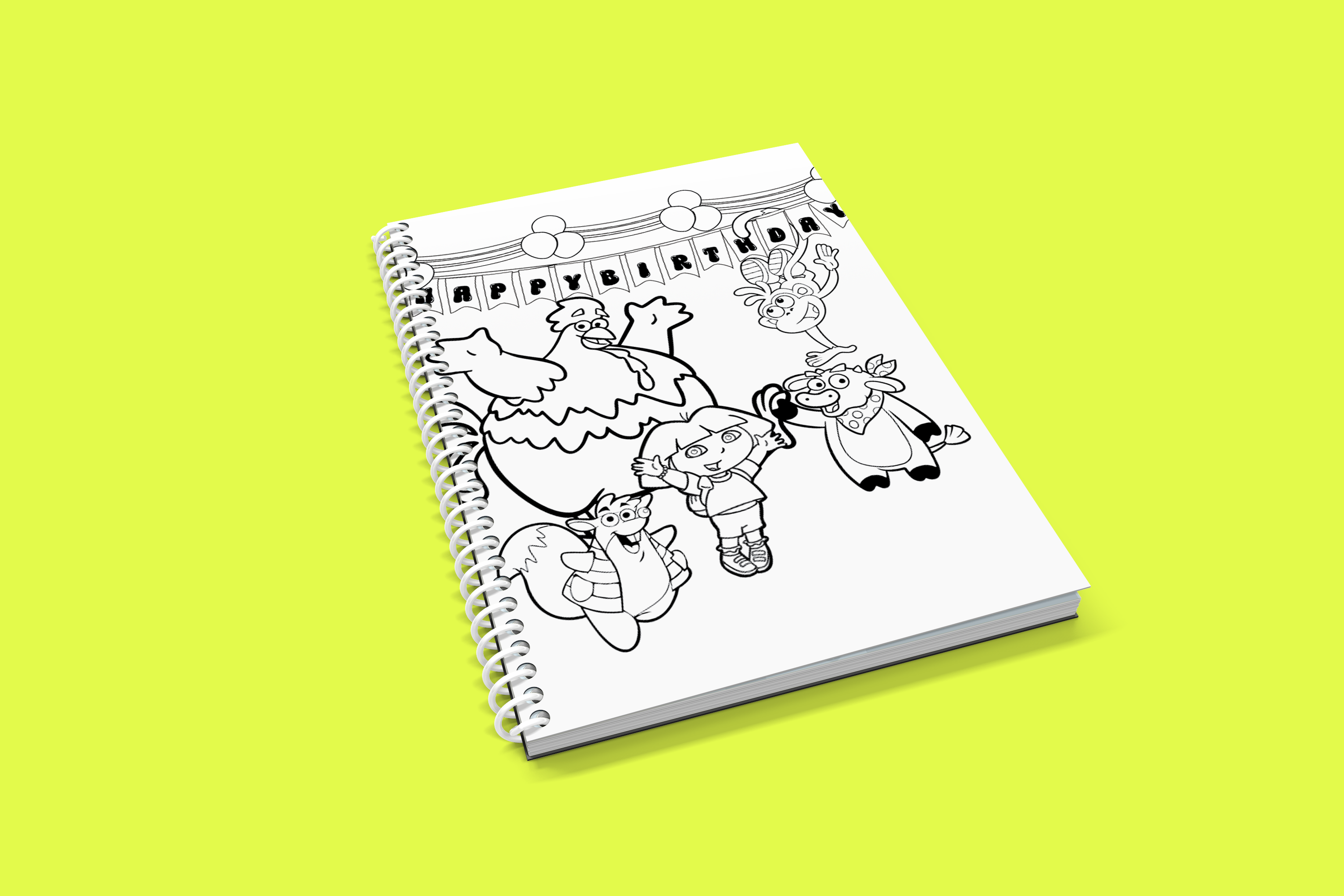 Printable Dora the Explorer Birthday Activities Bundle