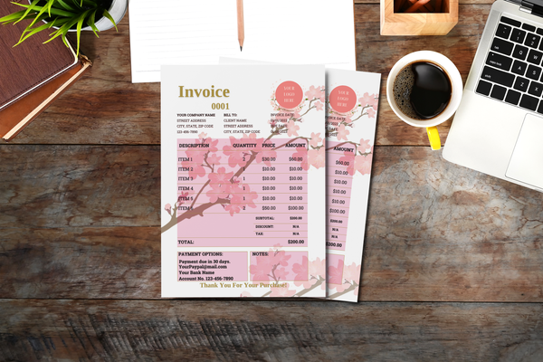 Floral Invoice Template – ThisisCandA