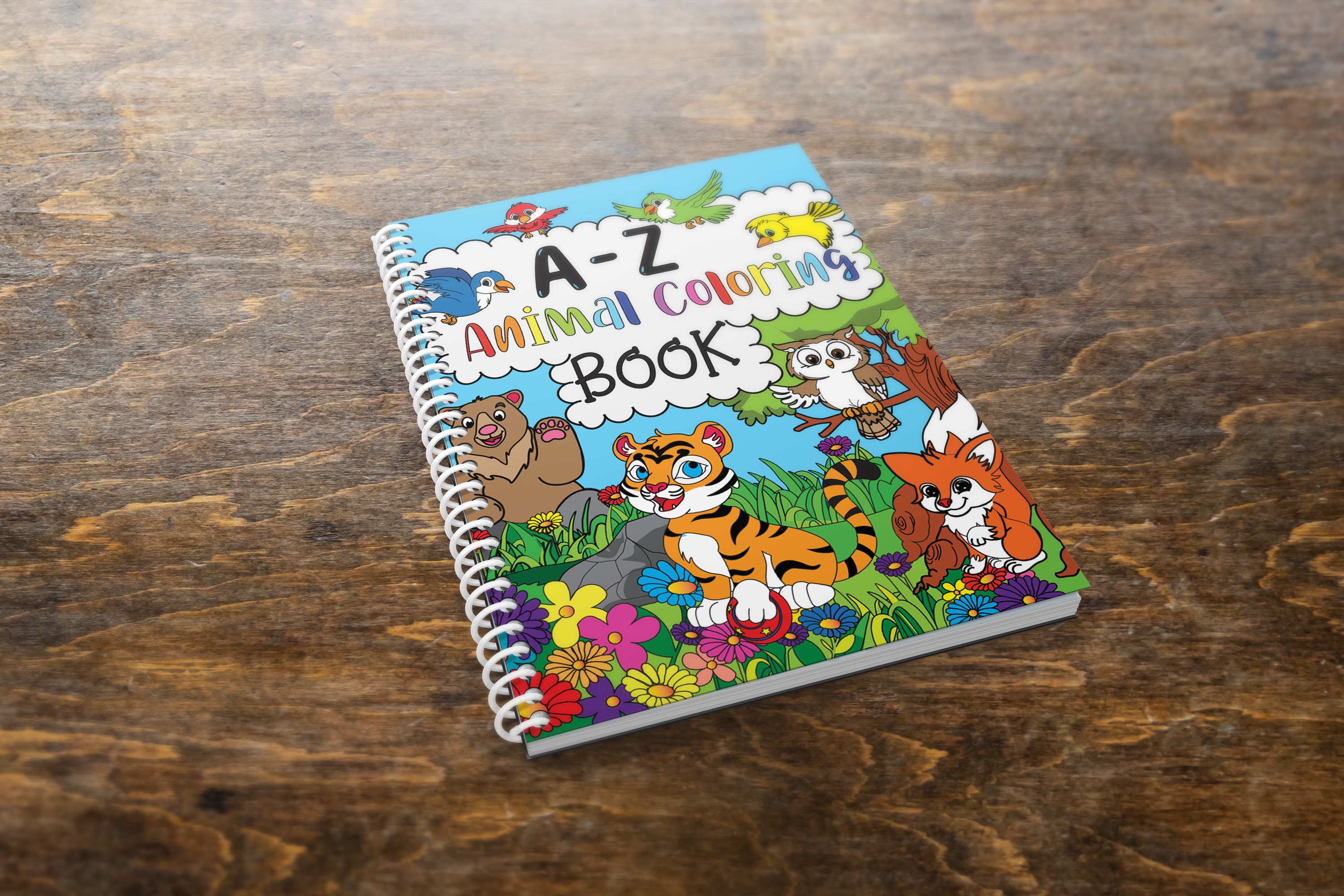 Personalized ABC Animal Alphabet Coloring Book for Kids – ThisisCandA